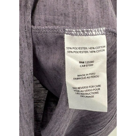 Travis Mathew Polo Purple Striped Men’s Sz L Shirt Embroidered - Picture 4 of 6